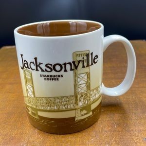 Starbucks collector series mug from Jacksonville